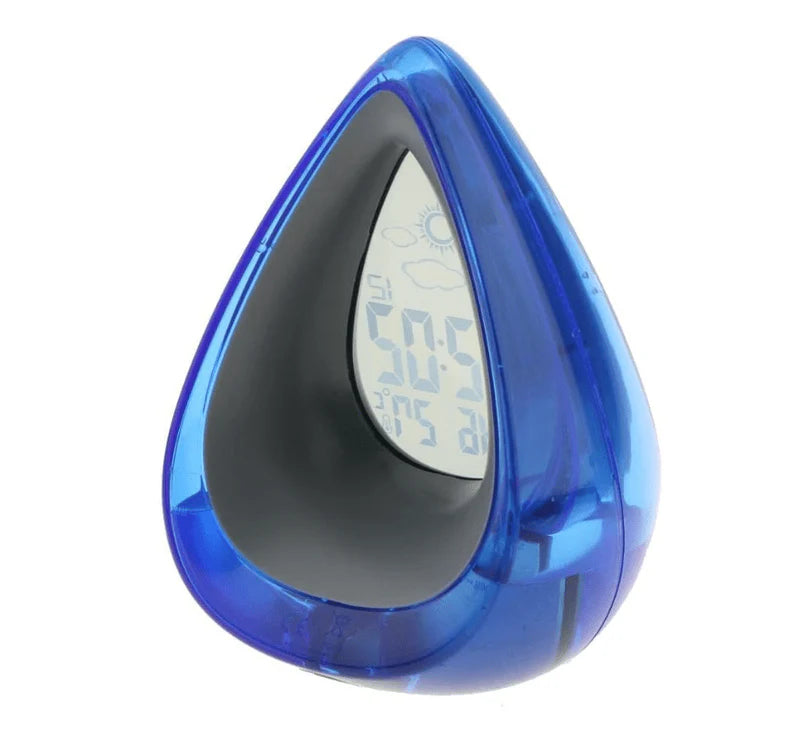 Drop Shaped Digital Alarm Clock – LED Smart Desk Clock with Temperature Display