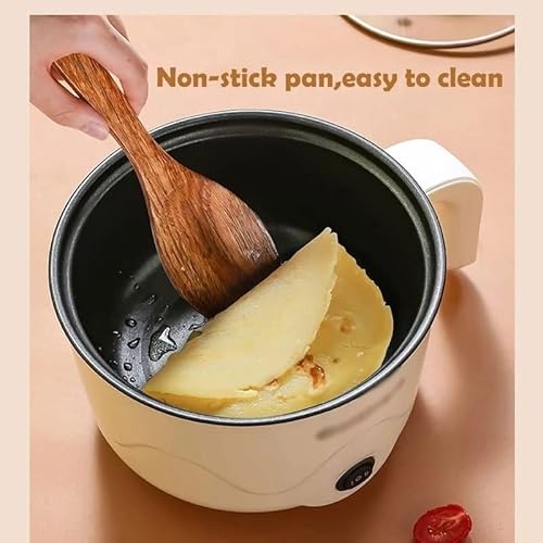 Electric Mini Cooking Pot with Lid – Portable Non-Stick Multi Cooker