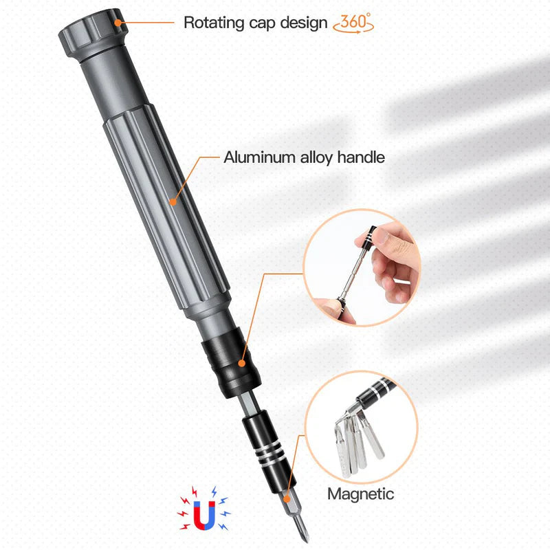Precision Screwdriver Set – Multi-Bit Repair Tool Kit for Electronics & Mobile Repair
