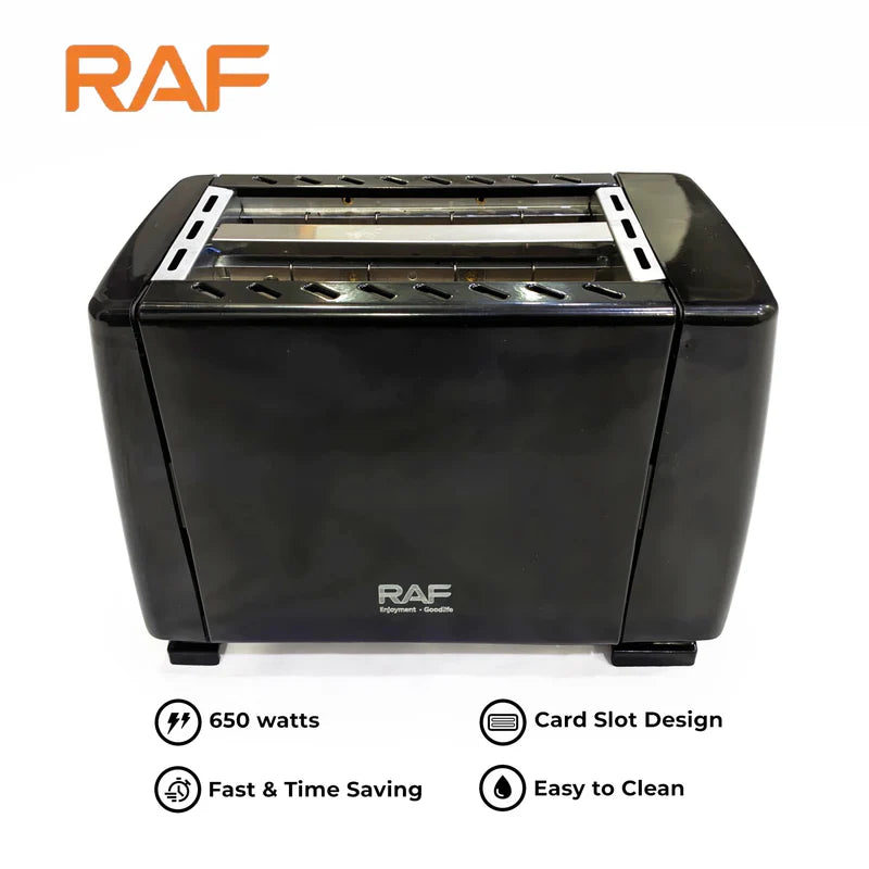 RAF 2 Slice Toaster – Automatic Bread Toaster with Browning Control