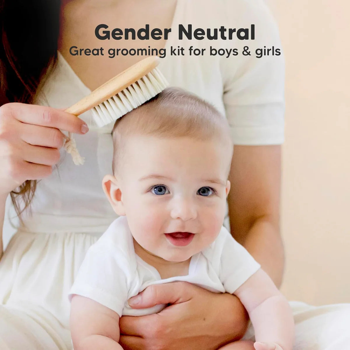 Baby Grooming Brush & Comb Kit for Newborn Care