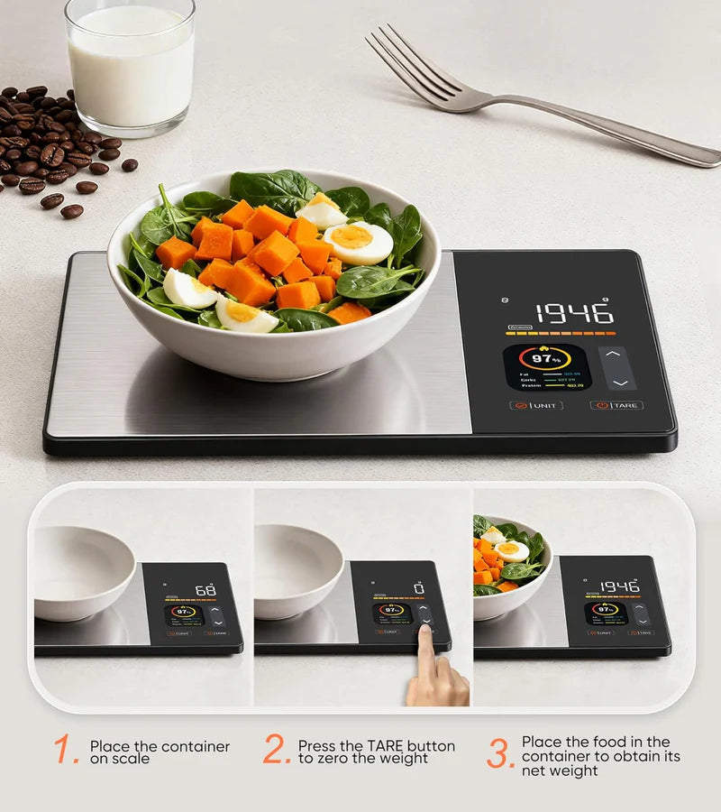 Smart Kitchen Scale – Digital Food Weighing Scale with LCD Display