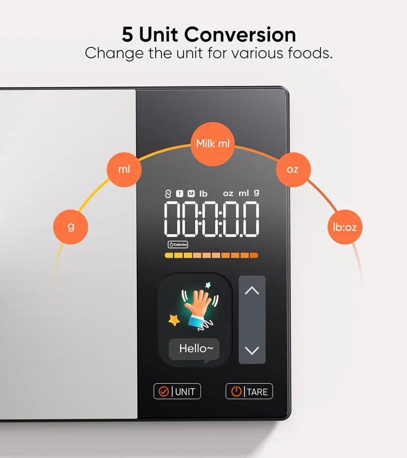 Smart Kitchen Scale – Digital Food Weighing Scale with LCD Display